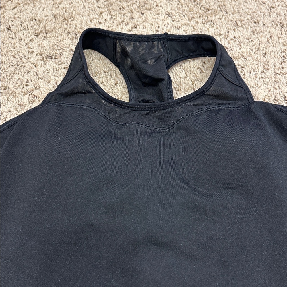 Athleta Spiral Support Tank Top, Black, Size S - Picture 2 of 6